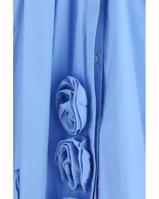 Ella Blue Dress Chemisier