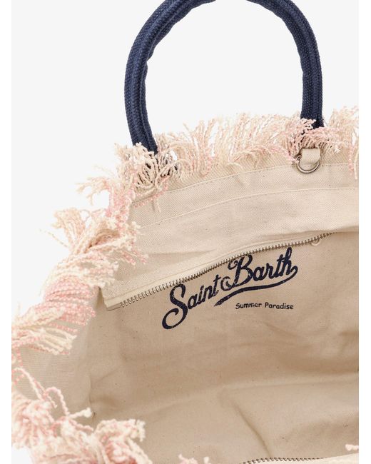 Mc2 Saint Barth Pink Colette Canvas Crossbody Bag