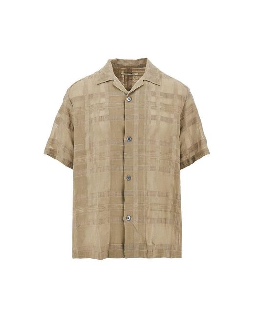 Cmmn Swdn Natural Cotton And Linen 'Ted' Shirt for men