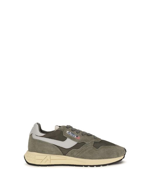 Autry Green Reelwind Low Sneakers/Harbmist for men