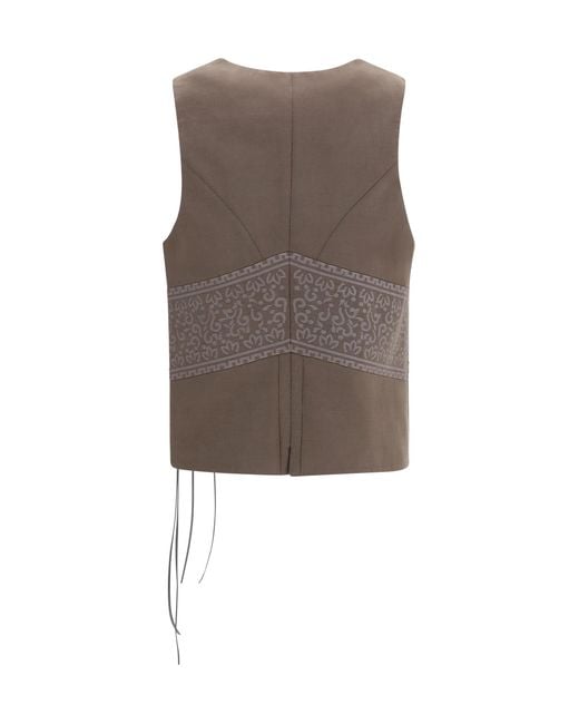 Giorgio Armani Brown Vest