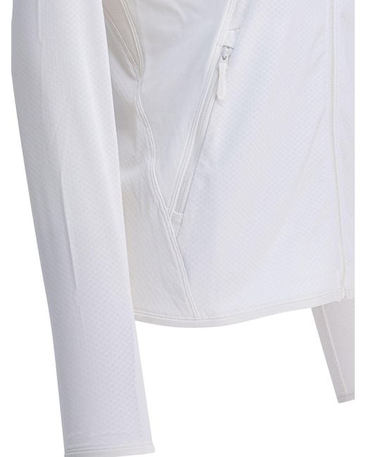 Arc'teryx White "Delta" Technical Jacket