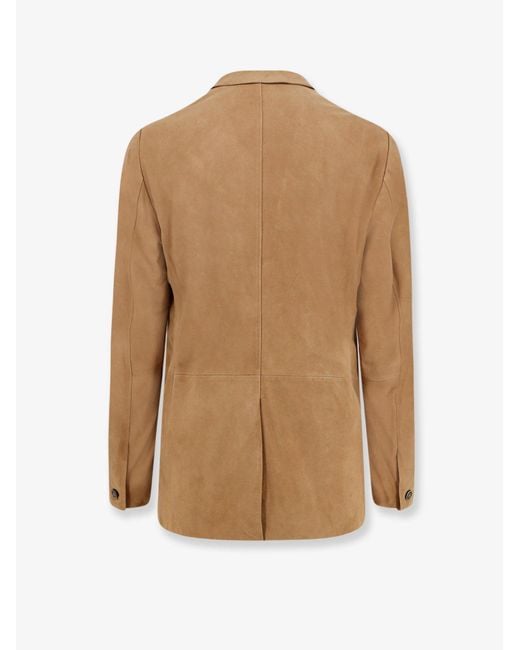 Boss Natural Mazer Suede Blazer for men