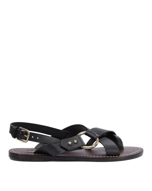 Soeur Black Florence Sandals