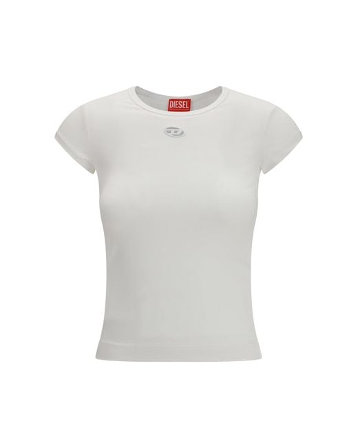 DIESEL White T-Angie-Od T-Shirt