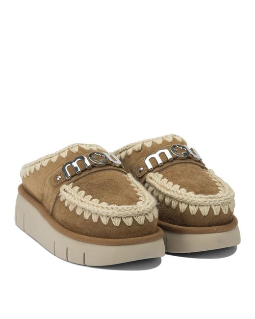Mou Brown Loafers & Slippers
