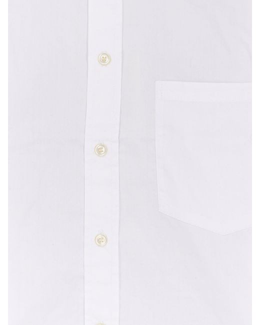 Walk In Paris White Cotton Shirt Classic