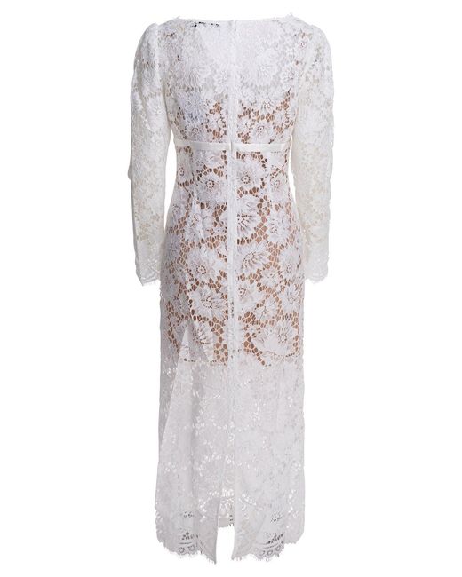 Self-Portrait Dresses White