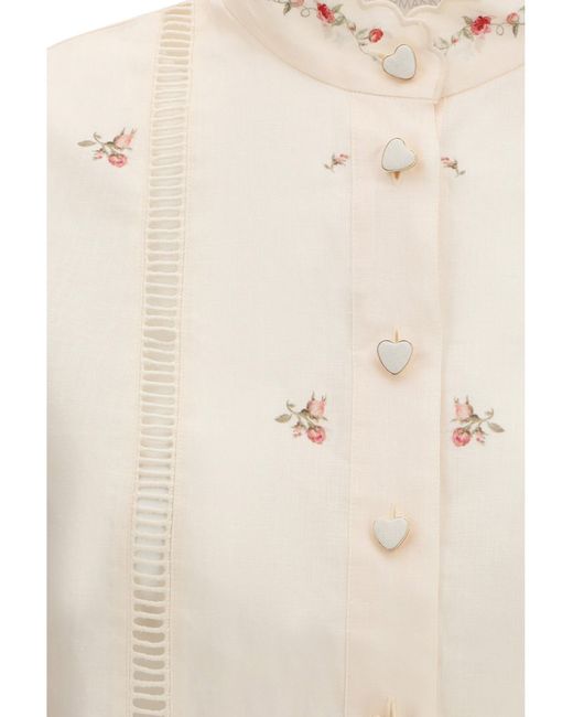 Zimmermann White Patience Shirt