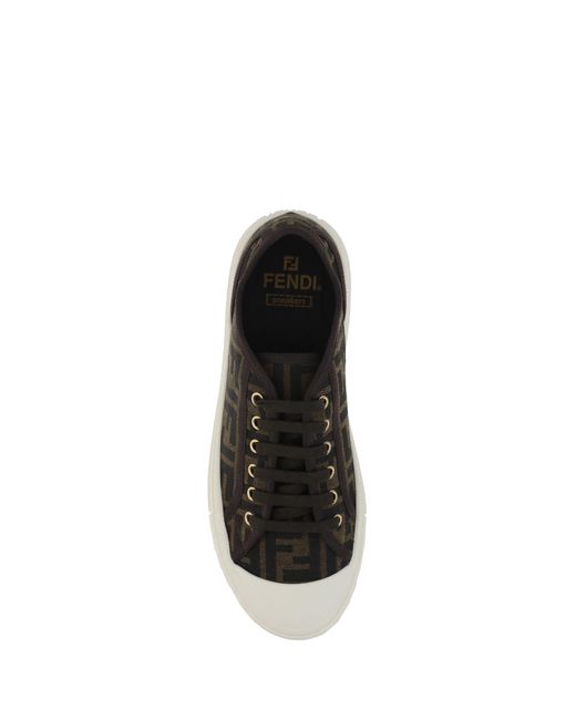 Fendi Brown Sneakers for men