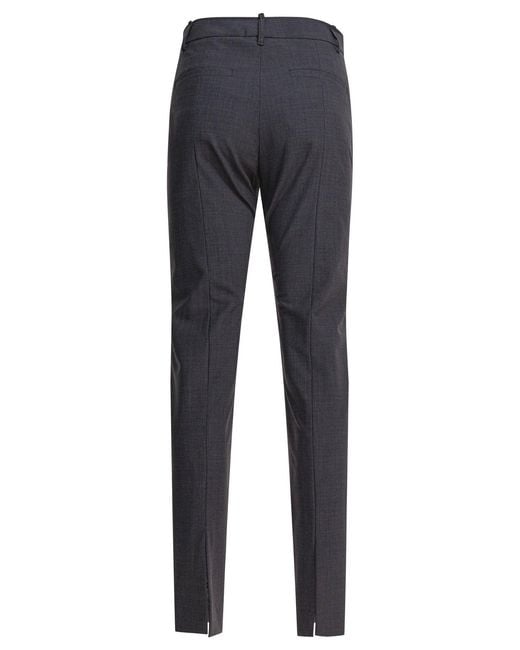 McQueen Blue Wool Pants