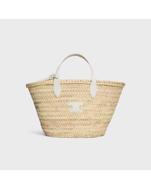 Céline Metallic Triomphe Panier Small Handbag