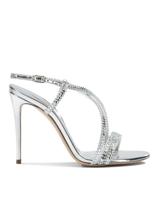 Casadei White Sandals