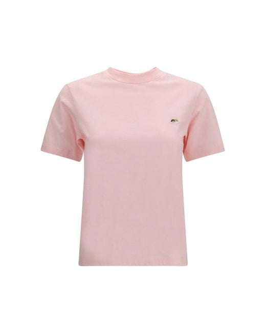 Fiorucci Pink Regular Patch Angeli T-Shirt Baby