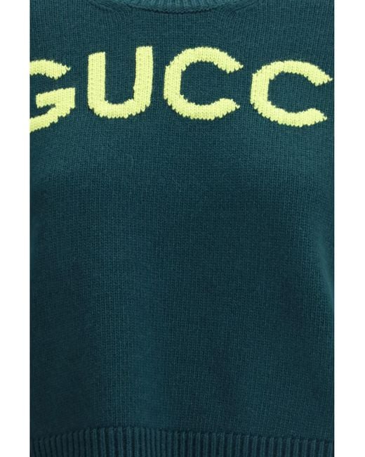 Gucci Green Soft Wool Jumper