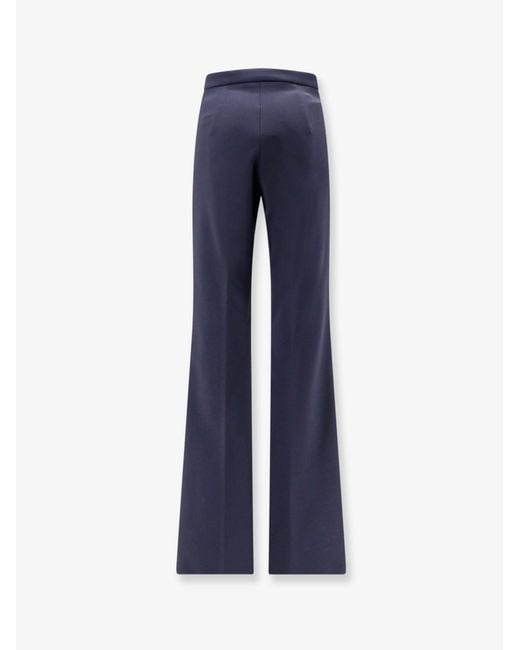 Elisabetta Franchi Blue Essentials Trousers