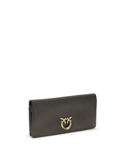 Pinko Gray Clutch Bag Love