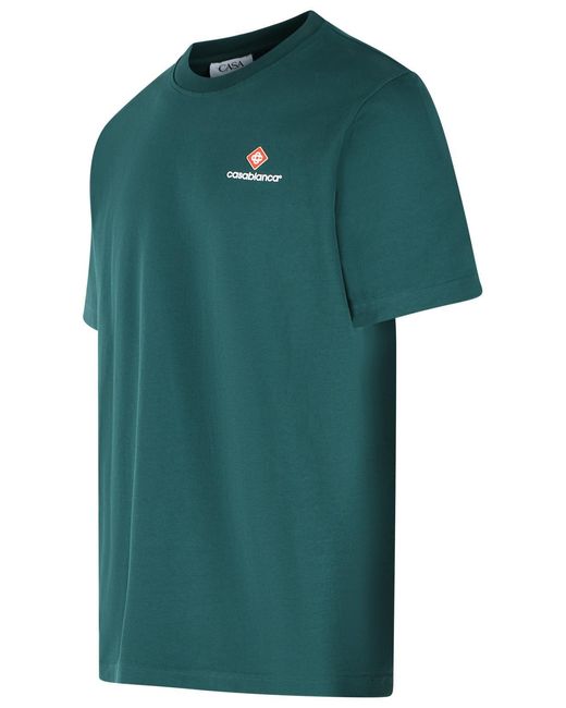 Casablanca Green Classic Sport Type Polo Shirt for men