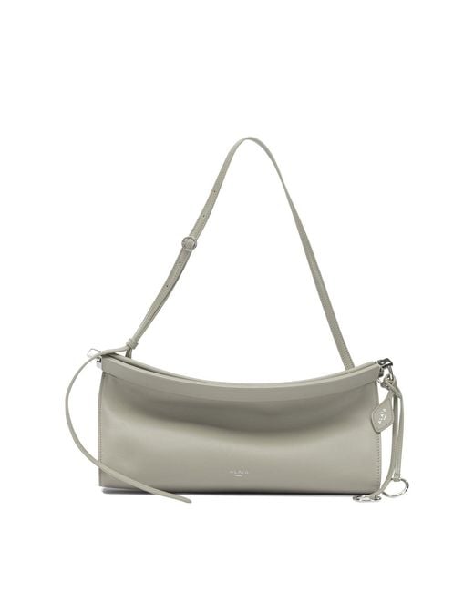 Alaïa Gray "Le Click East West" Medium Shoulder Bag