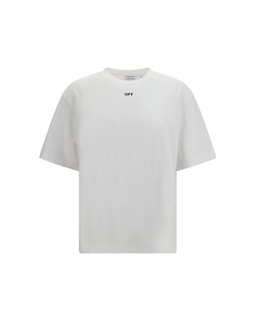 Off-White c/o Virgil Abloh White Chain Araldic Arrow T-Shirt for men