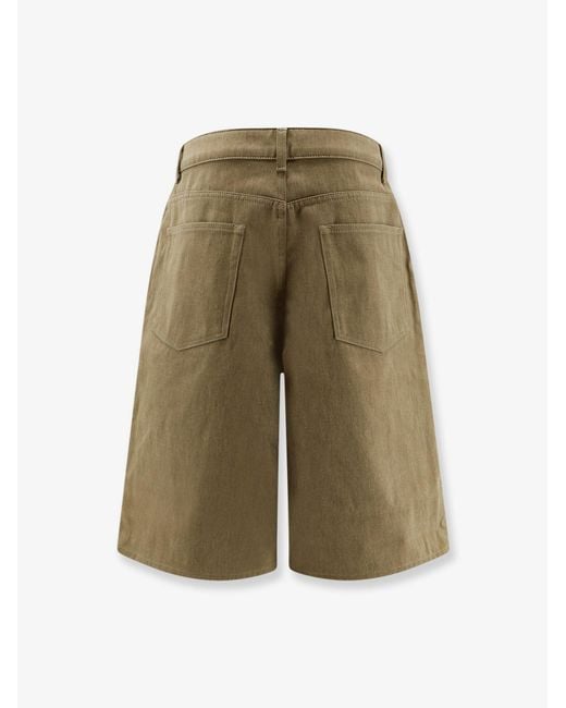 Rohe Green Cotton Bermuda Shorts