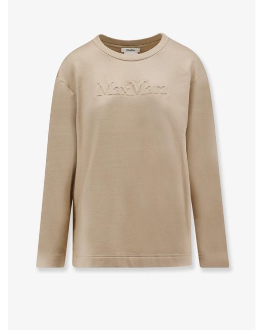 Max Mara Natural Sweaters Seta