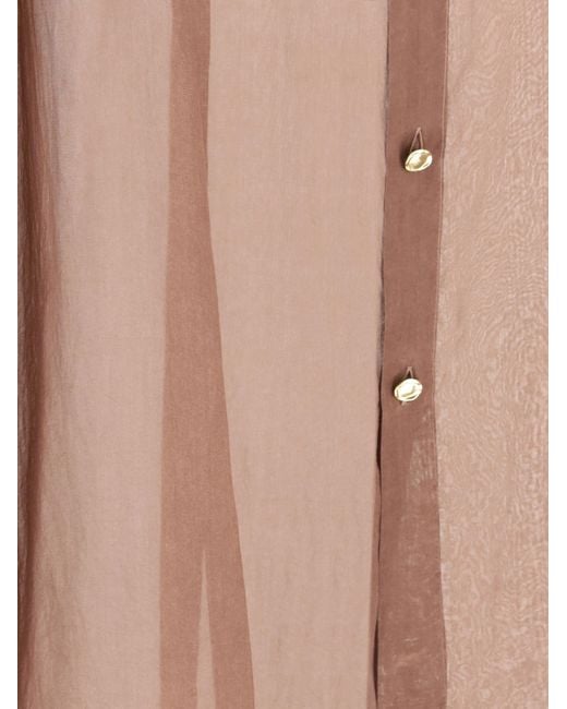 DARKPARK Pink Shirt Keanu Silk Organza