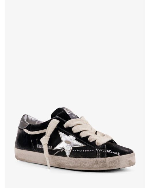 Golden Goose Deluxe Brand Black Sneakers Cotone/Pelle