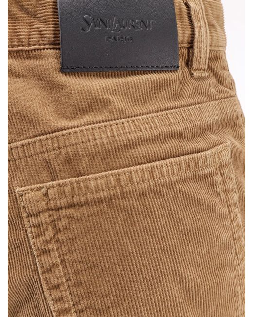 Saint Laurent Natural Clyde Corduroy Trousers