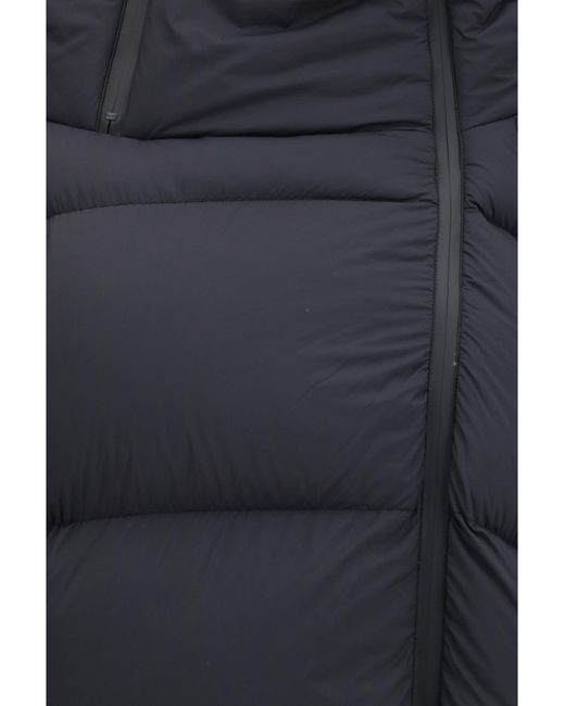 Ganni Blue Future Puffer Jacket Phantom