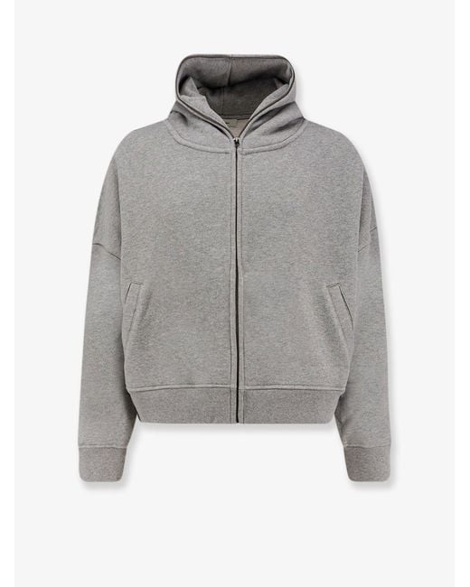 Entire studios Gray Eternal Zip Cotton Sweatshirt