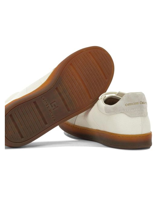 Officine Creative White Militia Low-Top Sneakers for men