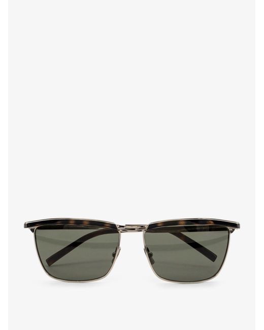 Saint Laurent Green Metal Sunglasses for men