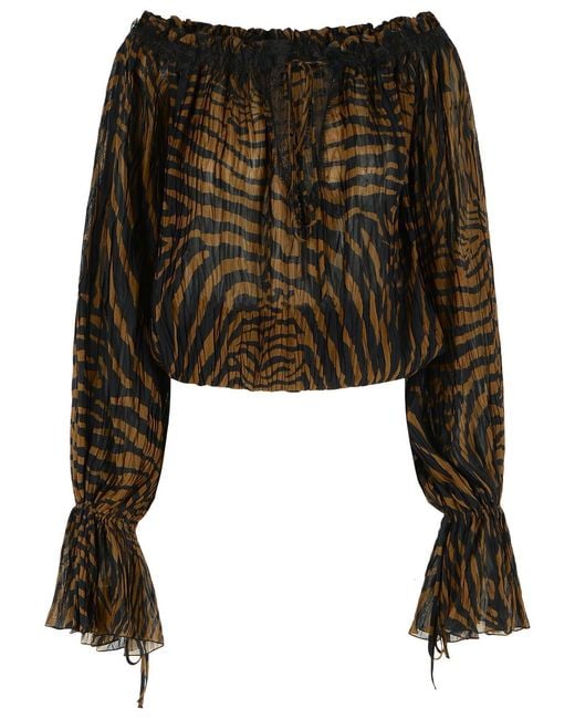 Blumarine Black Viscose Blouse