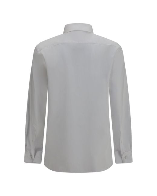 Giorgio Armani Gray Shirt for men