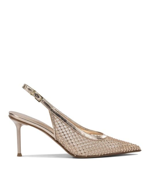 Sergio Levantesi White "Greta6 70Mm" Slingback