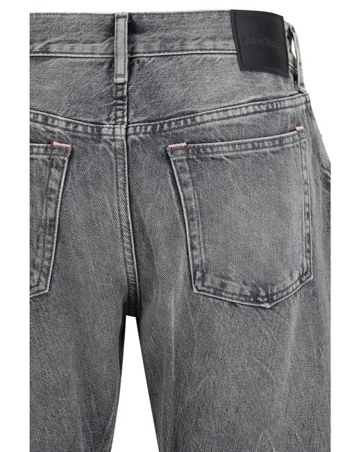 Acne Gray Barrel Jeans