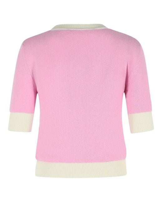 Marni Pink Wool Blend Sweater