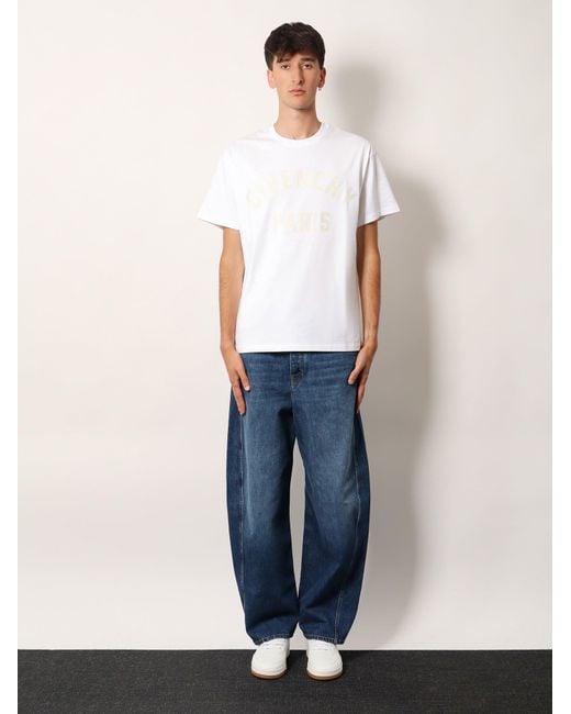 Givenchy White Cotton T-Shirt for men
