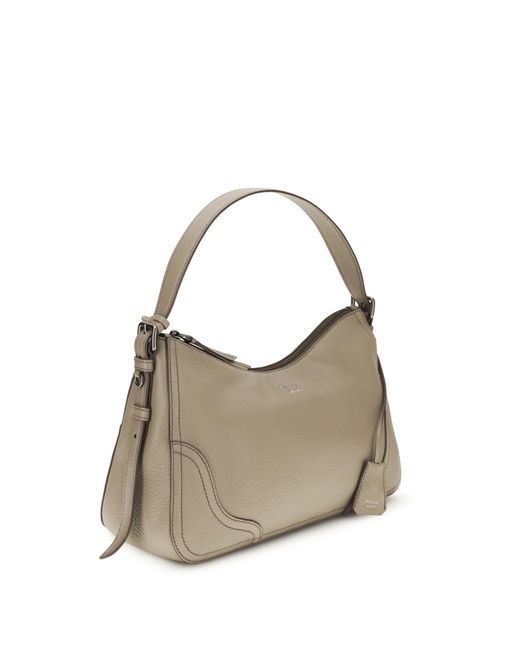 Prada Gray Aimée Large Shoulder Bag