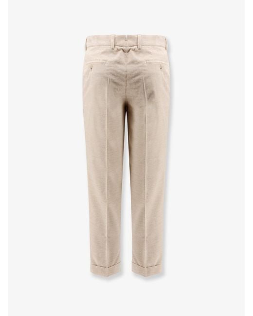 Boss Natural Peet Pleat Corduroy Trousers for men