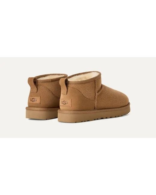 Ugg Black Classic Ultra Mini Ankle Boots