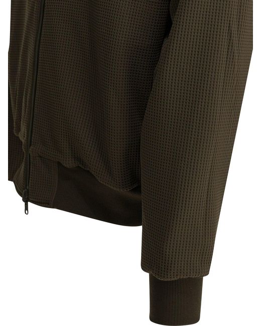 DAIWA PIER 39 Green Zipper Hoodie Sweatshirts for men