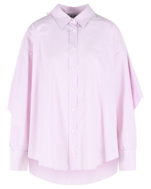 The Attico Pink Cotton Shirt