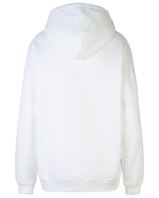 Moschino White Cotton Sweatshirt