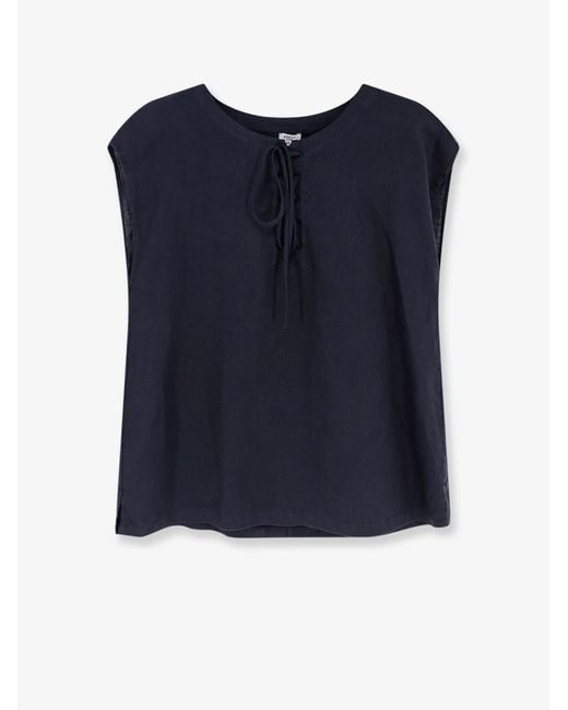 Aspesi Blue Linen Shirt