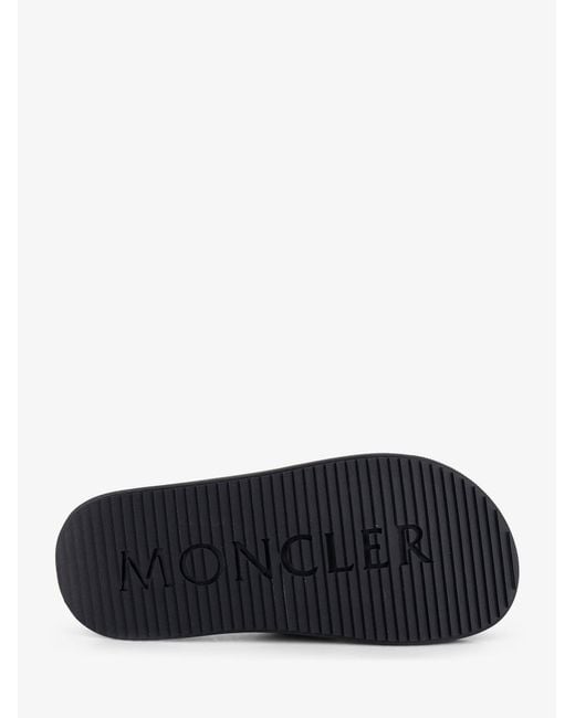 Moncler White Altive Rubber Sandals