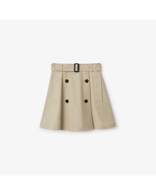 Burberry Natural Flared Skirt