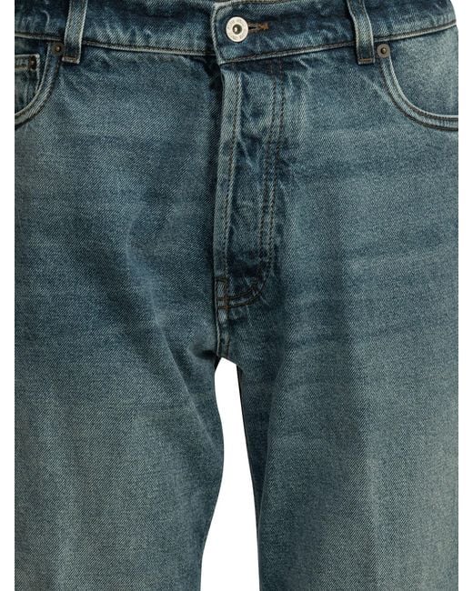 Miu Miu Blue Wide Leg Jeans