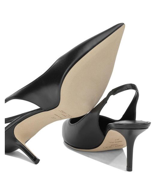 Jimmy Choo Black "Love 65Mm" Slinkgback